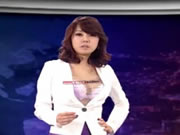 韓國新聞主播各種走光